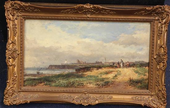 John Syer (1815-1885) Tynemouth 8.25 x 15.25in.